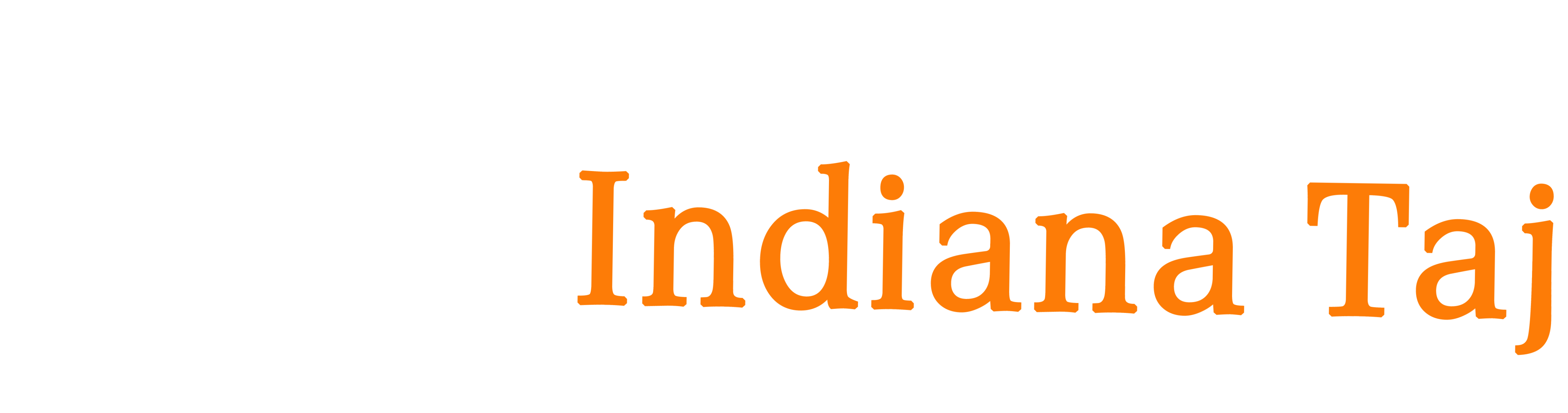 Indiana Taj tour logo
